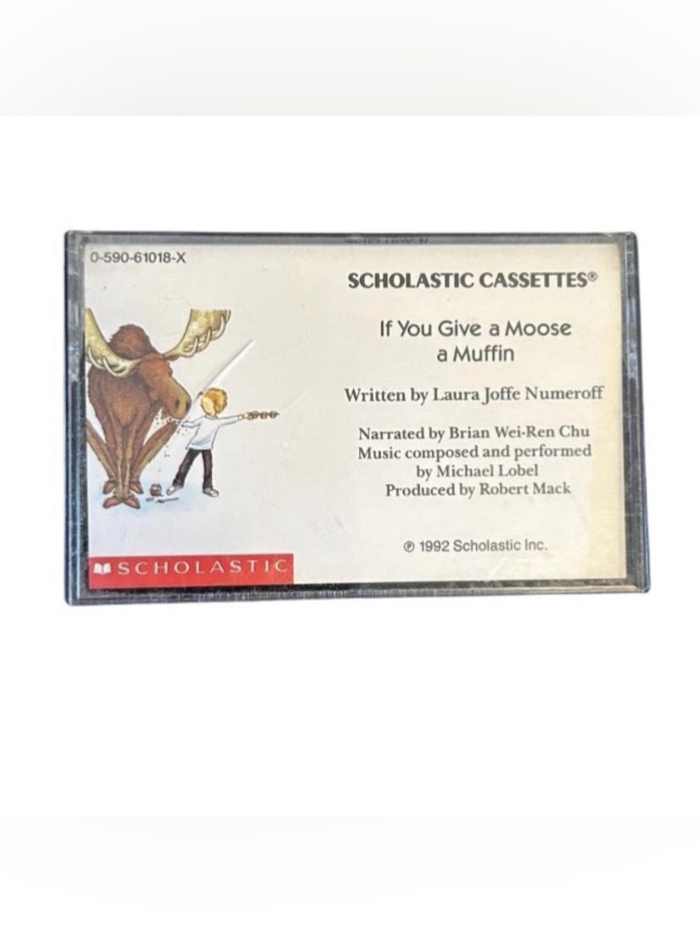 Vintage “If You Give a Moose a Muffin" Cassette Tape Scholastic Book 1992